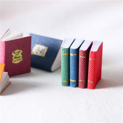 4Pcs 45669 Miniature Colored Book Dollhouse Furniture Accessories Kids DIY Toys