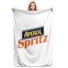 Aperol Spritz Decken Weiche Warme Flanell Überwurfdecke Bettwäsche für Bett Wohnzimmer Picknick Reise Zuhause Sofa