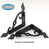 Reinforced Iron Triangle Wall Shelf Bracket for Sturdy Bookshelf Support