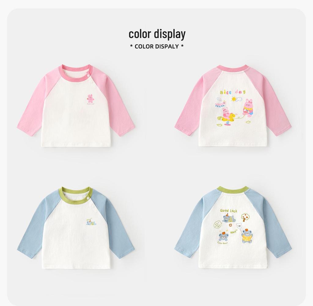 Kaka Panda Kids' Long-Sleeve T-Shirt: Spring/Autumn Essentials for Boys, Girls & Toddlers
