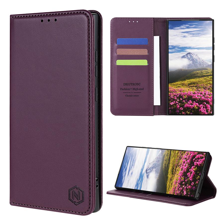 

Wallet Skin friendly Card Slot Magnetic Flip Leather Case For Samsung Galaxy S26 Ultra S25 Plus S24 FE A07 A17 A26 A36 A56 Cover Galaxy S25