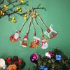 5/10pcs Diamond Painting Christmas Santa Claus Pendant Decoration Atmosphere Decor for Children Christmas Gift Natal Navided