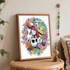 Disney Nightmare Flower Oil Painting Kit Home Bedroom Wall Decor Handmade Gift Art Crafts Canvas Wall Decor Painting For Holidays