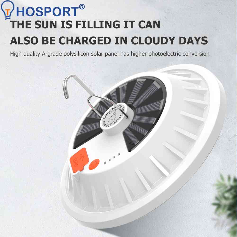 30W/60W/120W Fan Tent Light Remote Control Battery/Solar Searchlight USB Rechargeable LED Waterproof 3/5 Modes for Outdoor Home