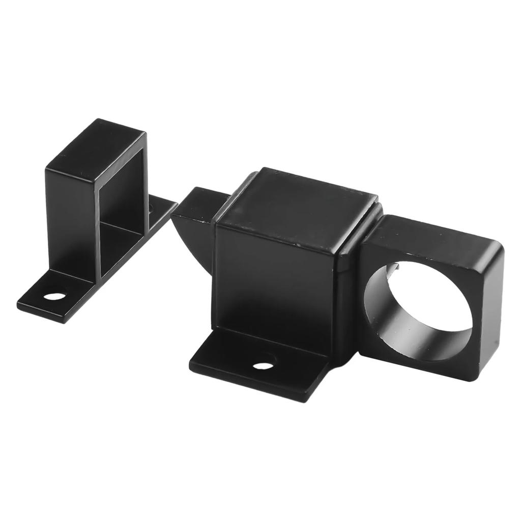 1pcs Automatic Latch Square Self-closing Bolt Aluminum Alloy Spring-loaded Mechanism Three Spacers Thicknesses Hardware Tools