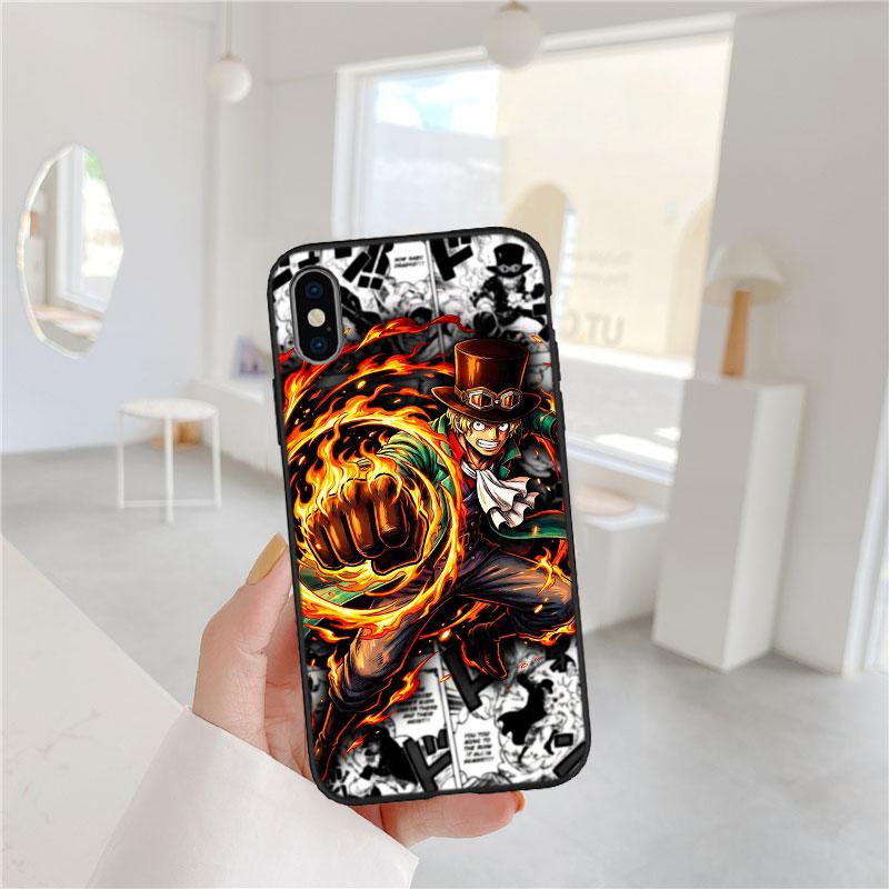 FM42 One Piece Sabo Soft Shell Phone Case for Redmi Note 8 9 Pro Max 9S 9T 9C NFC 8T 8A 10A A4