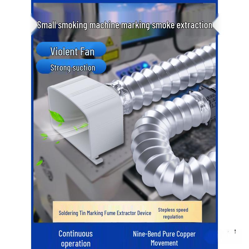 Compact Desktop Fume Extractor and Dust Collector