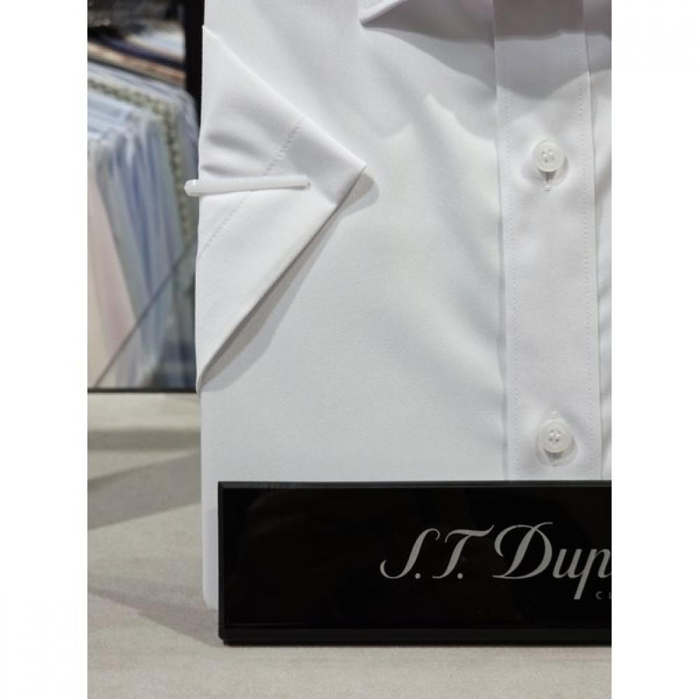 S.t. Dupont 25ss Stretch Short Sleeve Slim Fit Shirt Se5mm21hs303swh