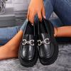 Fashion 2024 Autumn Ladies Shoes New Fashion Round Toe Retro Solid Color Mary Jane Shoes Daily Casual Ladies Shoes Zapatos Mujer