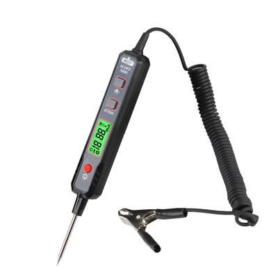 Circuit Detector HT86 0.8V-100V DC/Resistance Test Universal Digital LCD Display Car Voltage Tester With Flashlight Probe Pen