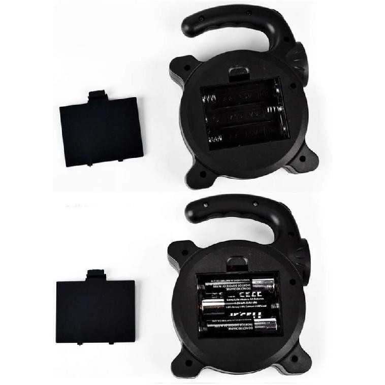 BESPORTBLE 2pcs COB LED Portable Spotlight Searchlight Outdoor Camping Light Mini Lantern Handheld Work Light Flashlight for Camping Lawn Without