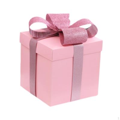 Christmas Gift Boxes Decorations Decorative Present Box Ornaments with Lid for Valentines