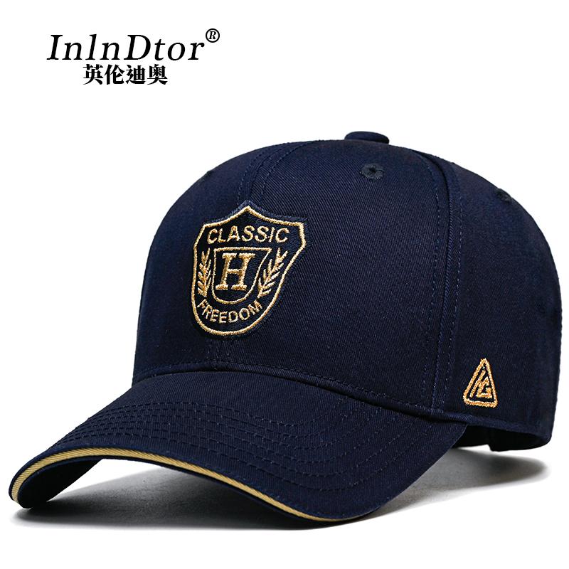 

55-60cm Men s Spring/Summer Baseball Cap Hard Top Casual Outdoor Travel Sun Protection Shade Cap Adjustable темно-синього кольору