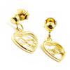 Les Trésors De Lily [G2018] - Boucles Plaqué Or 'Love'
