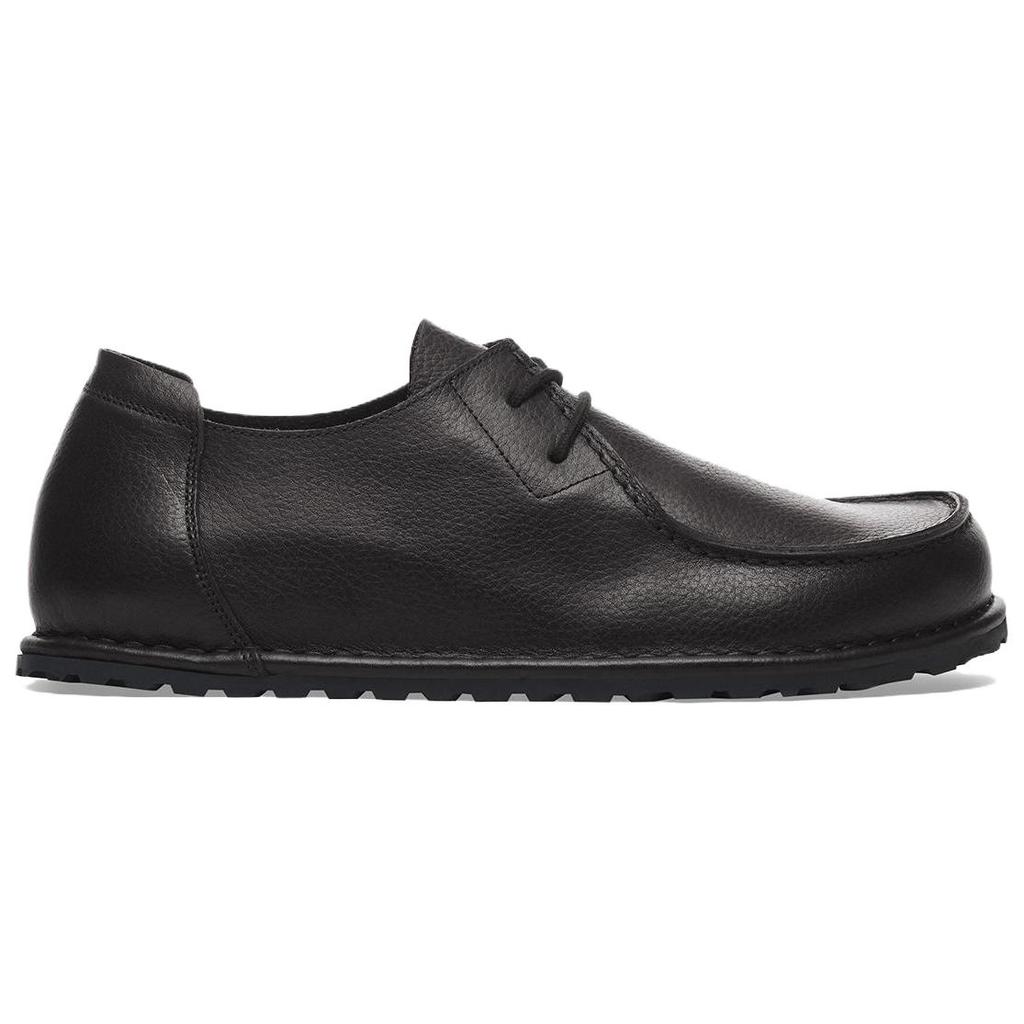Birkenstock Utti Leather Comfortable Versatile Low-Top Casual Shoes Unisex casual shoes Black 1029579