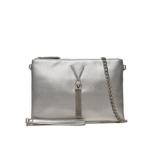 Handbag Valentino Divina VBS1R419G Silver
