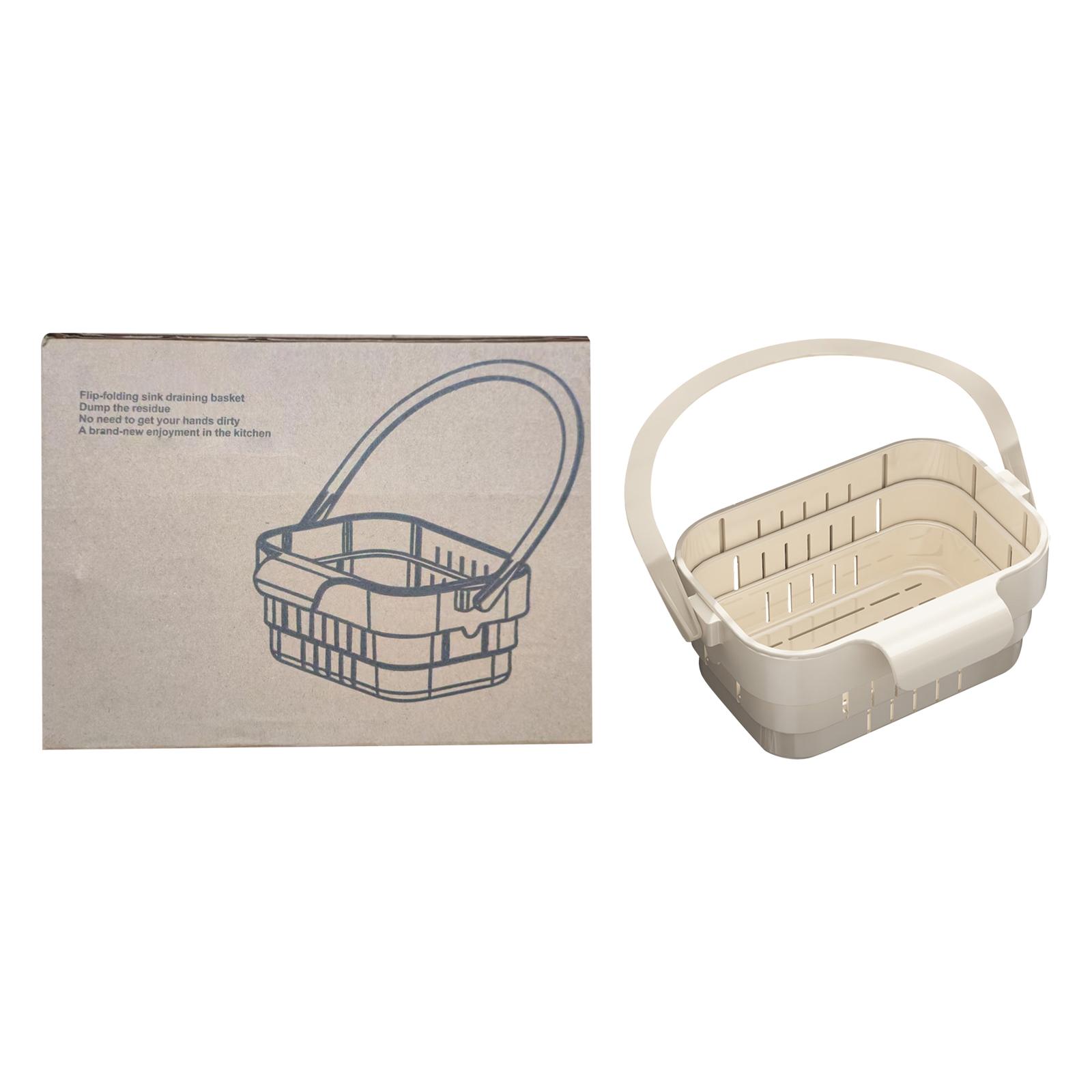Expandable Hanging Dish Drying Rack Over the Sink Dish Drainer Basket for Kitchen One Size