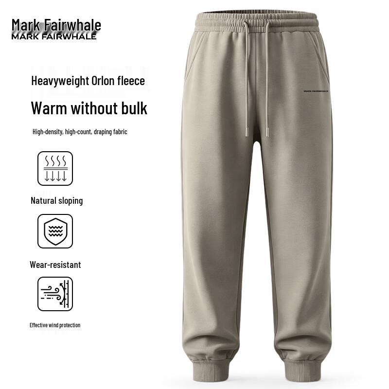 

MARK FAIRWHALE Men s Heavyweight Fleece Jogger Pants 3XL