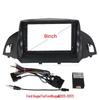 Large Screen Android Navigation System with Trim Frame & Wiring Harness for 13-17 Ford Ecosport