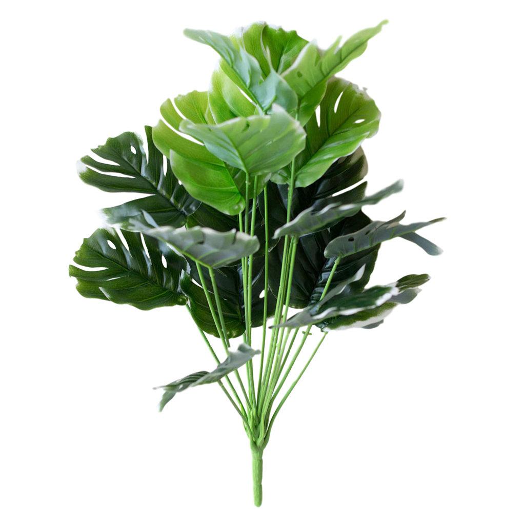 

Искусственные Растения Листья Тропический Пальмовый Лист Дом Кухня Пластиковые Растения Принадлежности