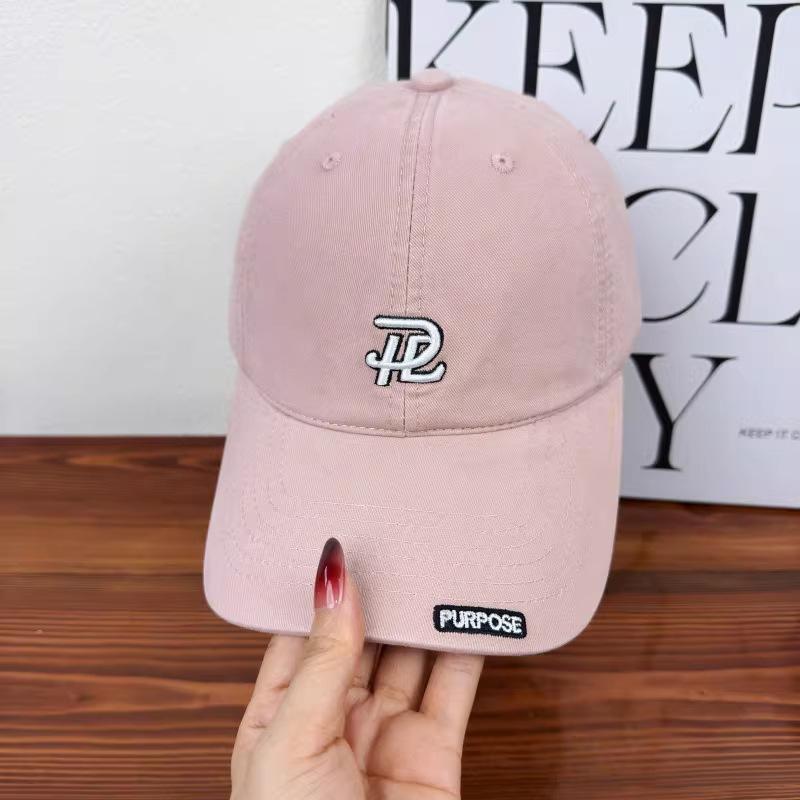 American New Letter Embroidery Soft Top Baseball Cap Children Spring and Summer Versatile Face Small Sunshade Cap Male Tide