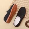 Cloth Shoes Square Mouth Breathable Practice Performance Casual Shoes Traditional Chinese Driving Black Single Shoes