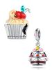 Cute And Appetizing Cherry Cupcake Copper Plated For Charms Copper Plated Original Bracelet For Jewelry Making