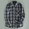 High-Quality Export Factory Surplus Autumn and Winter Men's Plaid Long-Sleeve Shirts, Comfortable Plus-Size Men's Shirts, Trendy Tops