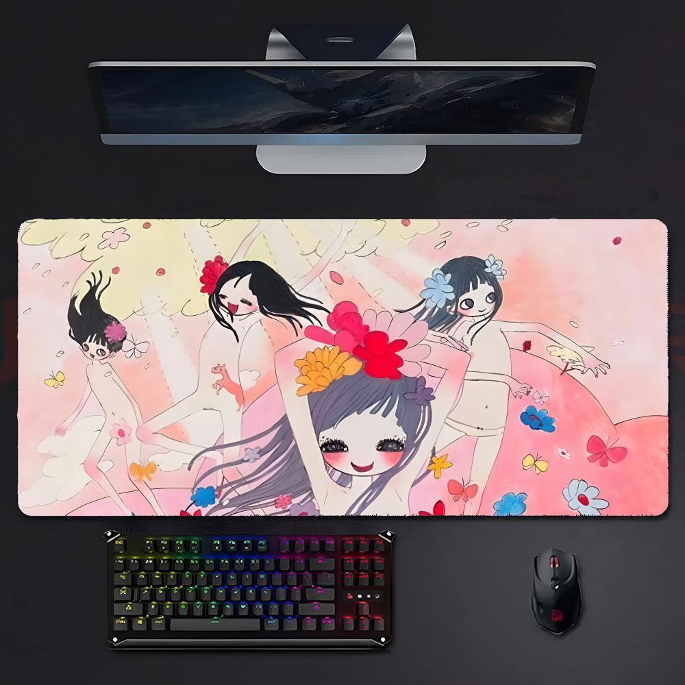 Beautiful Abstract Art Aaya Takano Mouse Pad Mousepad Large Gaming Lockedge Thickened Pc Table Desk Mat
