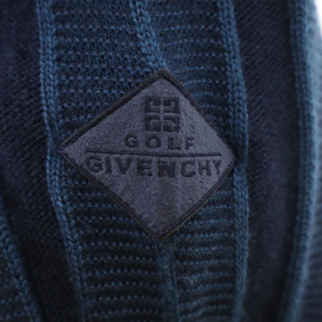 GIVENCHY 90s Made in Japan Old Overall handle golf Long sleeve sweater Men's Used