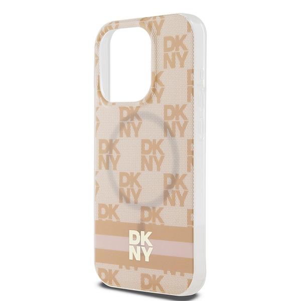 Dkny Dkhmp15Xhcptsp Iphone 15 Pro Max6.7 Różowy/Pink Hardcase Iml Checkered Mono Pattern & Printed Stripes Magsafe