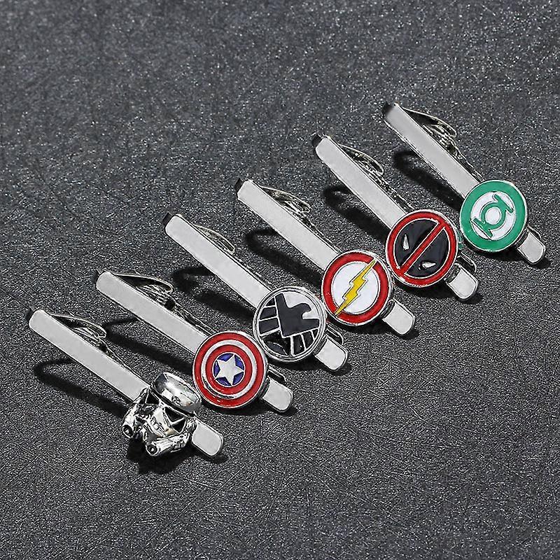 Accessory Spider Zinc Alloy Superhero Men's Business Tie Clip T1002-1