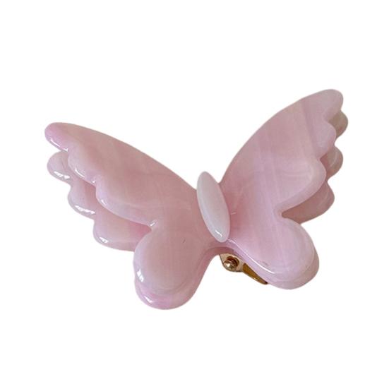 baizihuahu Side Bang Hair Clip, Three-Dimensional Butterfly Decor Hairpin, Acetate Plate Accessories for Secure Bangs And Half-Tied