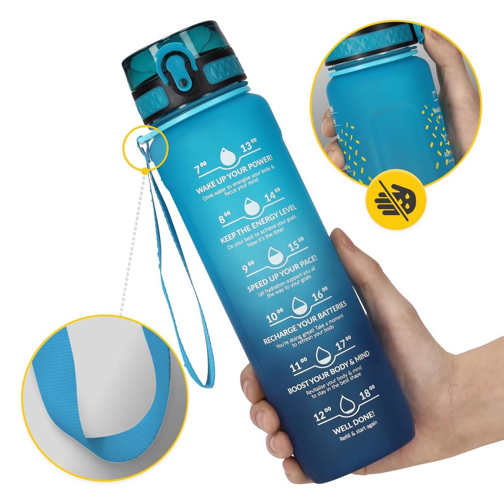 4FIZJO TRITAN Water Bottle 1l Blue