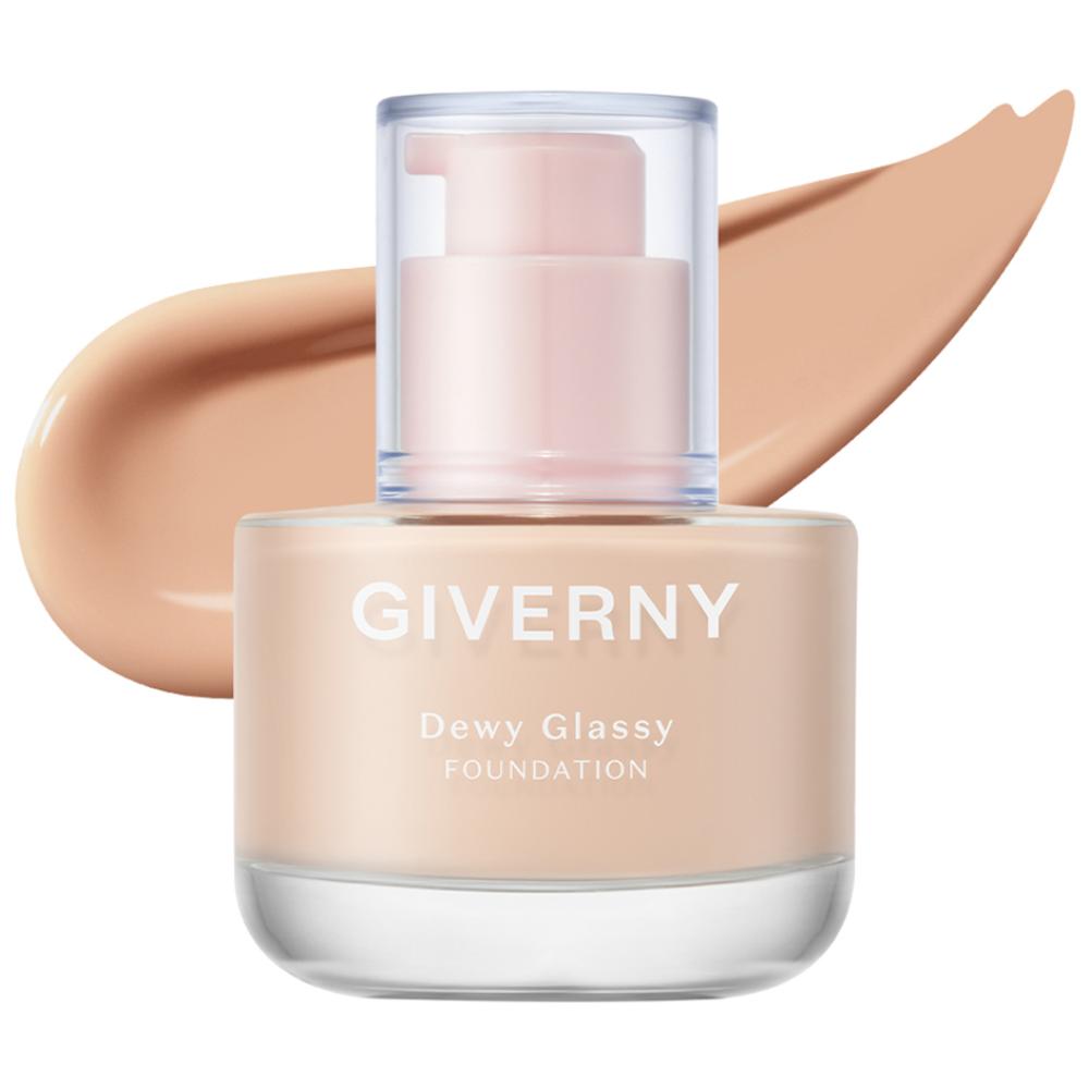 Giverny Dewy Glassy Foundation 30ml, 1 pcs, 25NW Tan Beige