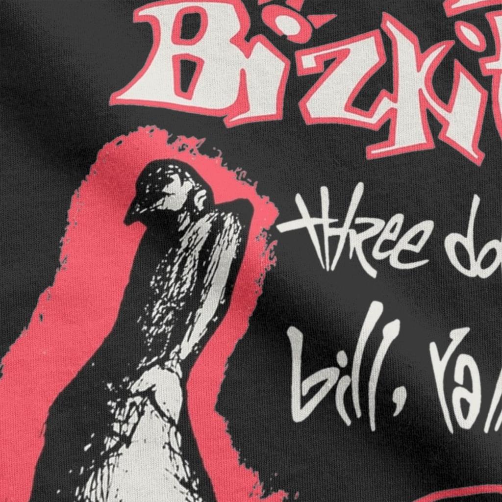 Vintage 1997 Limp Bizkit T-Shirt für Herren 100% Baumwolle Kreative T-Shirts Rundhals T-Shirt Kurzarm Tops Geschenkidee
