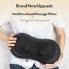 Portable 4D Heated Shiatsu Massager Pillow Ergonomic Neck Back Muscle Soreness Relief for Home Car Travel Office