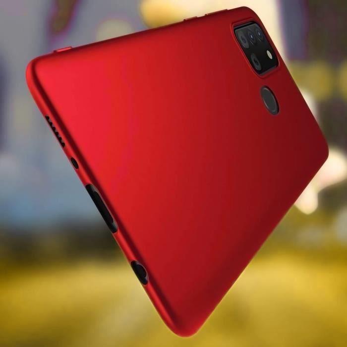 Coque - BOOLING - pour Samsung A21S - Silicone Doré - Souple - Pack 2 Verres Trempés