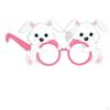 6 Pcs Easter Glasses Frames Bunny Egg Decorations for Party Photo Props,