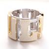 Brățară la modă pentru bărbați, personalizată, de lux, cu diamant Moissanite, Hip Hop, cu nume, Brățară masivă de calitate superioară, Argint