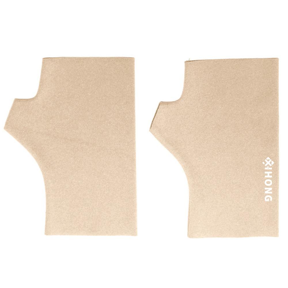 1 Pair Solid Color Wool Fingerless Gloves Women Open Finger Mittens New Nail Art Glove