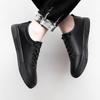 2025 Neue Schnür-Herren-Freizeitschuhe Design Flats Atmungsaktive Sportschuhe Herren Echtlederschuhe Bequeme Walking-Sneakers