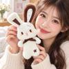 Miniature Size Fluffy Bunny Pendant Soft Astrology Bunny Keychain  Daily Companion