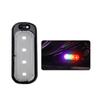 Wireless RGB Car Door Welcome Light Auto LED Decoration Ambient Lamps USB Charging Door Light Safety Anti-collision Signal Lamp