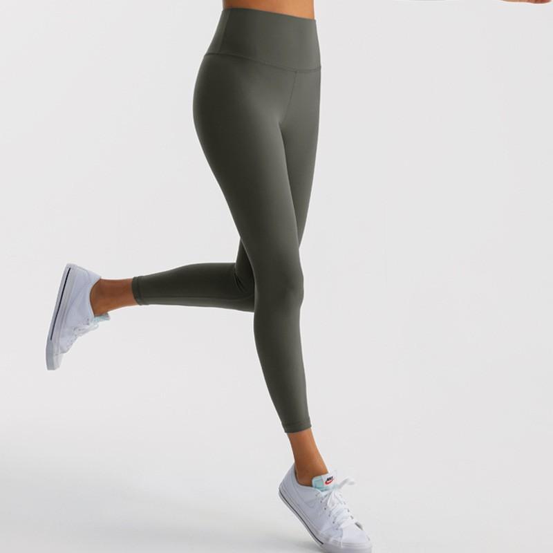 High Waist Yoga Leggings Women Seamless Bare-Skin Feel Butt-Lifting Quick-Dry Compression Workout Pants