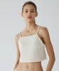 Kimdo Ivory Wrinkle Sleeveless Knit Top