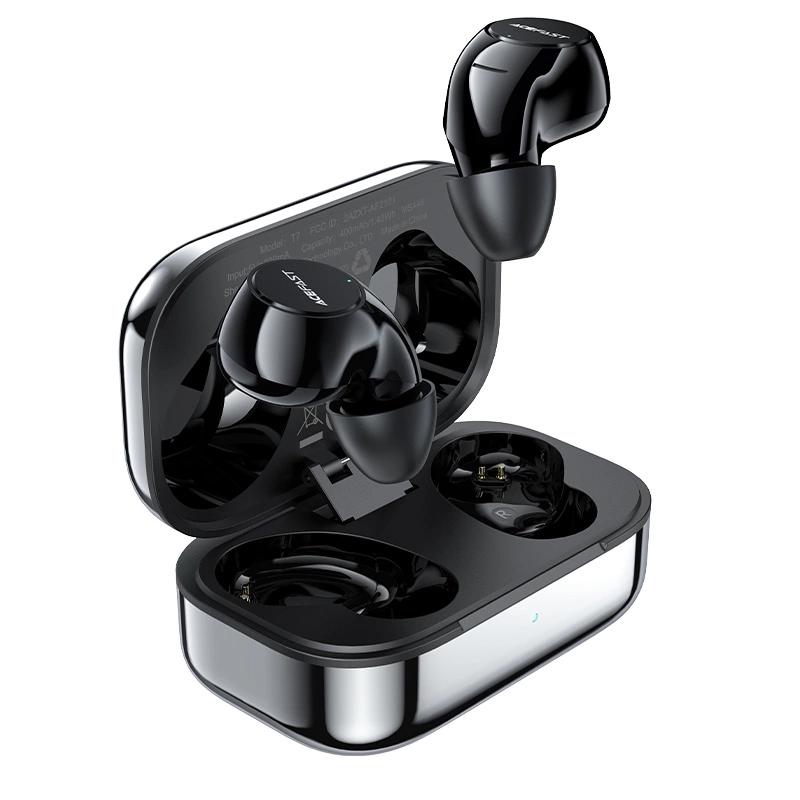 Acefast In-Ear Gaming Headphones Tws Wireless Bluetooth 5.2, Cvc 8.0, Aptx, Sbc, Aac, Delay 65Ms Waterproof Ipx4 Silver (T7 Silver)