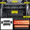 For Land Rover Defender 110 Car Trunk Storage Rack Shelf Expansion Tailgate Organizer Partition Board Auto Modification Parts XS7