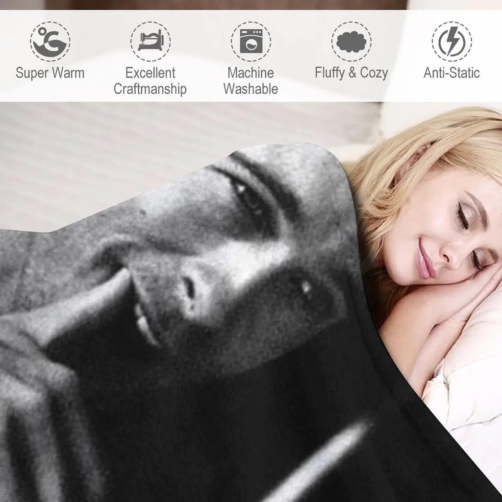 Brad Pitt Throw Blanket Blanket For Sofa Nap Blanket Winter bed blankets