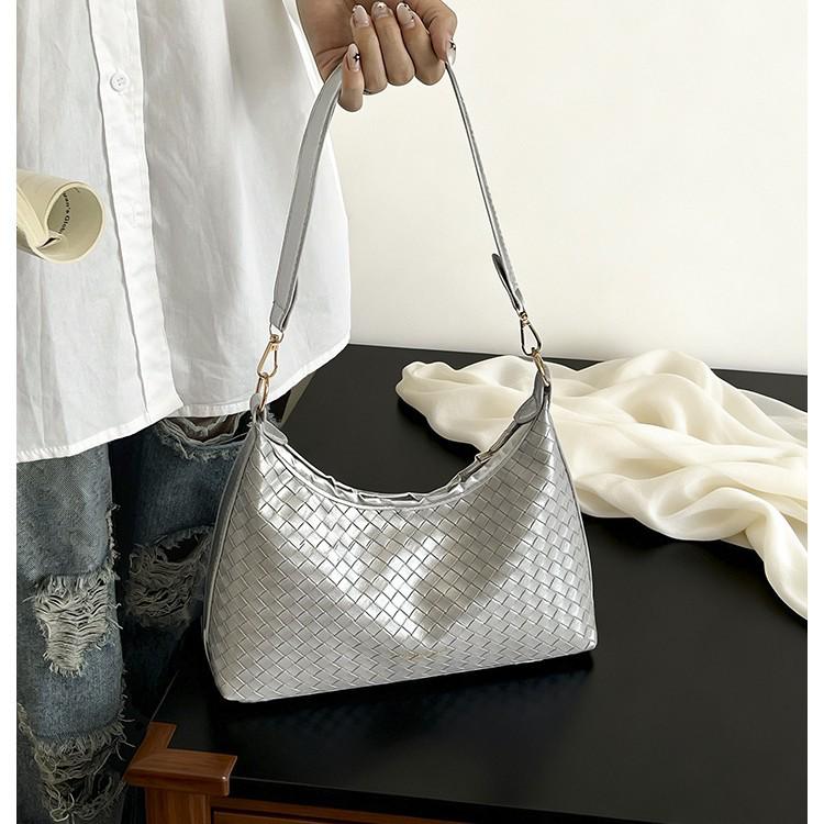 2026 Stylish Versatile Woven Shoulder Bag - Large Capacity Casual Women's Handbag